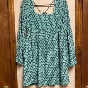 Mint Green Babydoll Style Dress